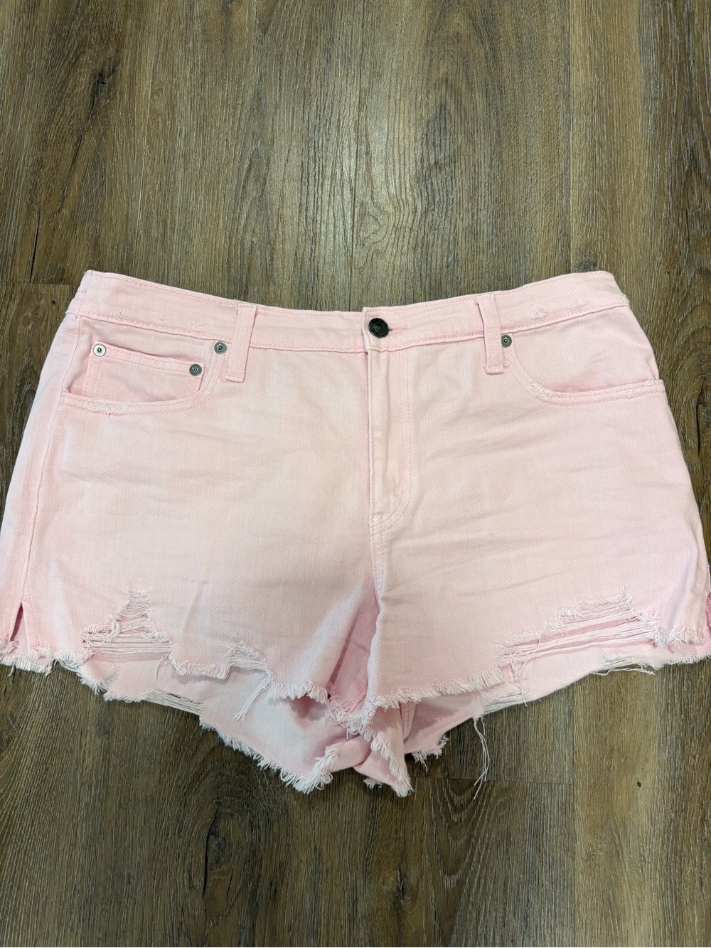 Aerie Daydream Pink Denim Shorts